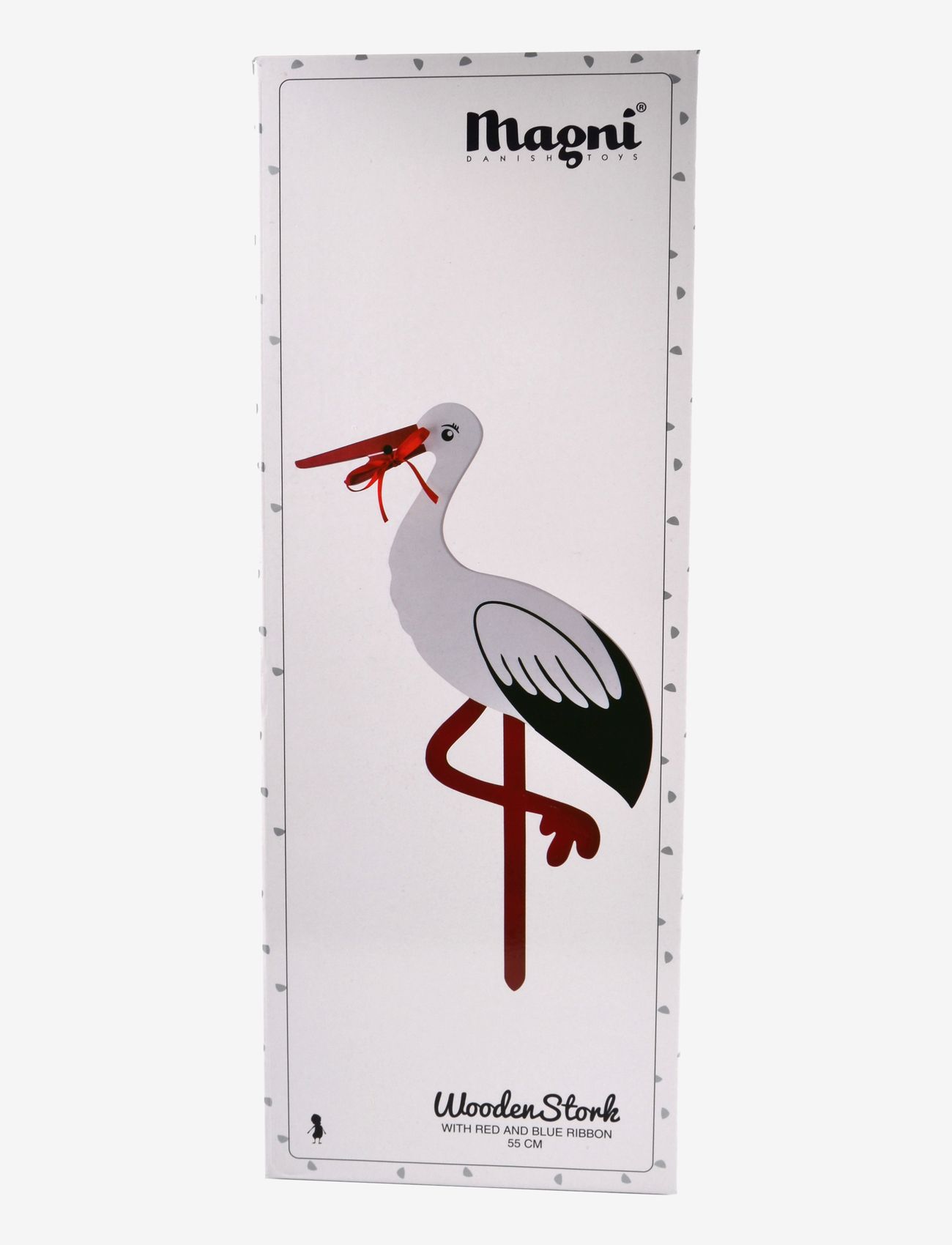 Magni Toys Wooden Birthday Stork With Red And Blue Ribbons – sisustus ...