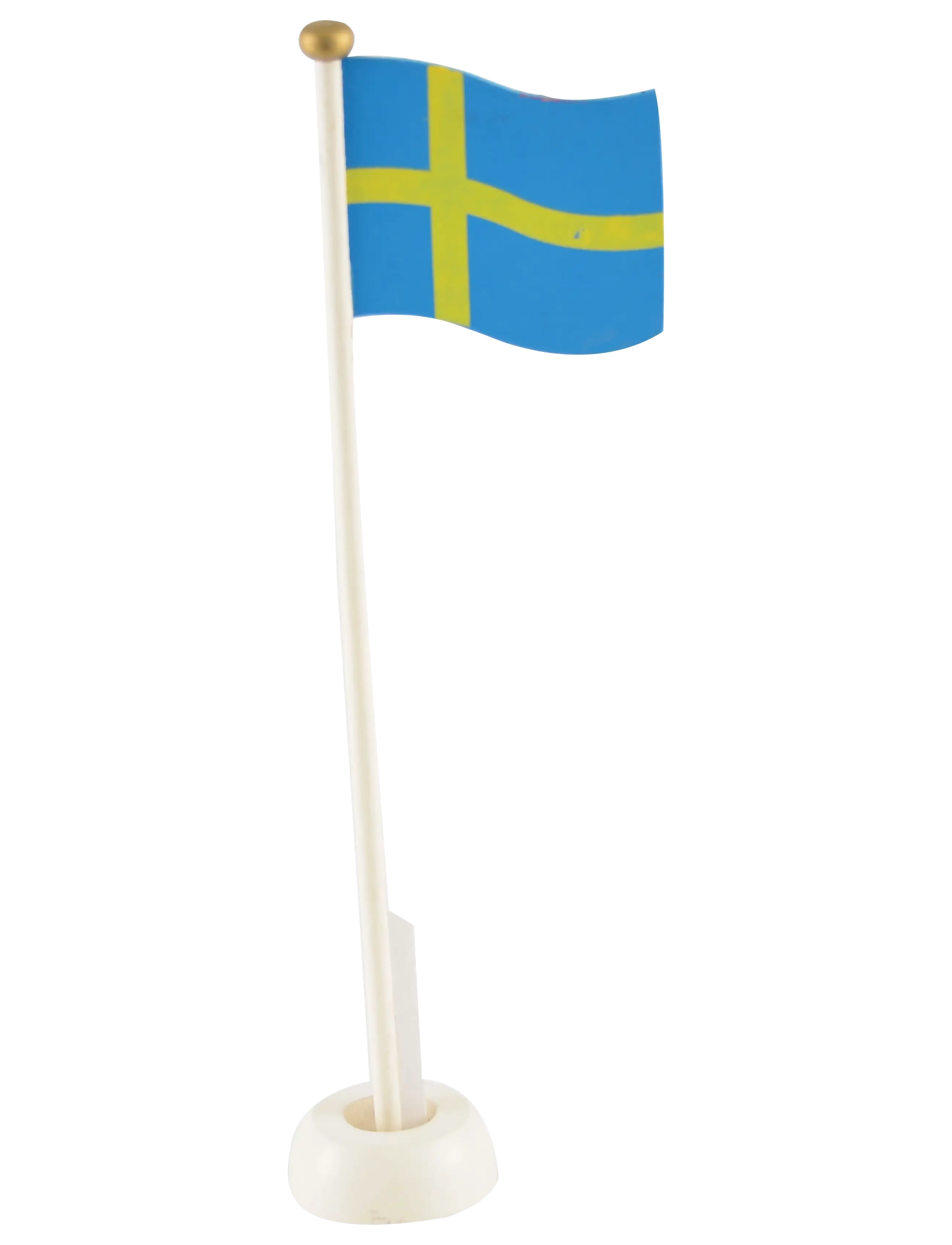 Magni Toys - Wooden flag, Swedish - partívörur - blue/yellow/white - 1