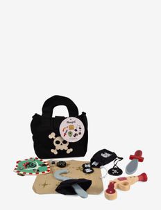 Pirate kit in a bag with 8 pcs., wood, Magni Toys
