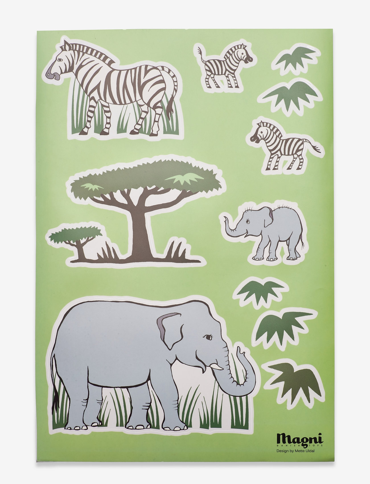 Magni Toys - Magni Stickers "Elephant" to wall - alhaisimmat hinnat - multiple - 0