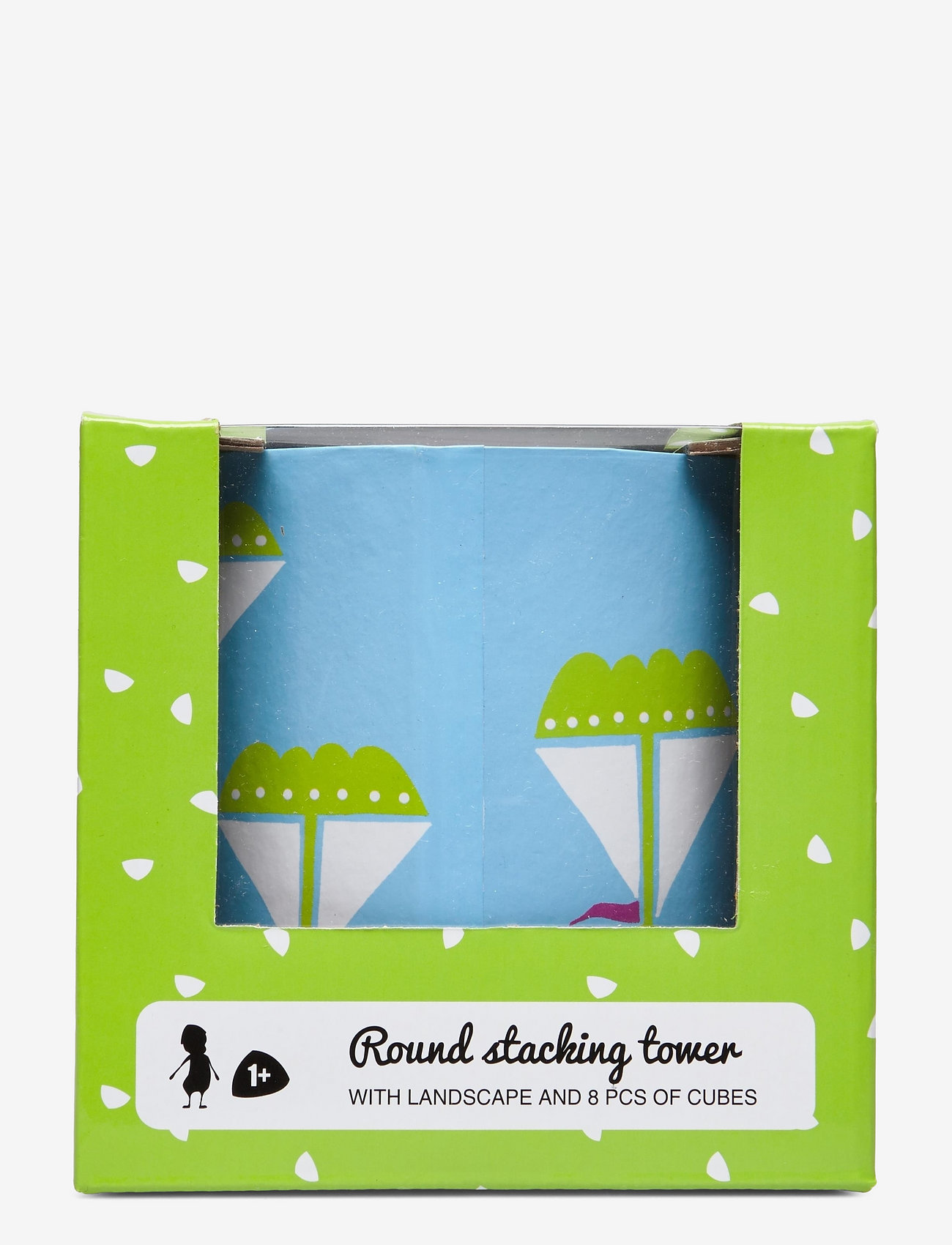 Magni Toys - Stacking tower round w.landscapes , carton - rakennuspalikat - multiple - 0