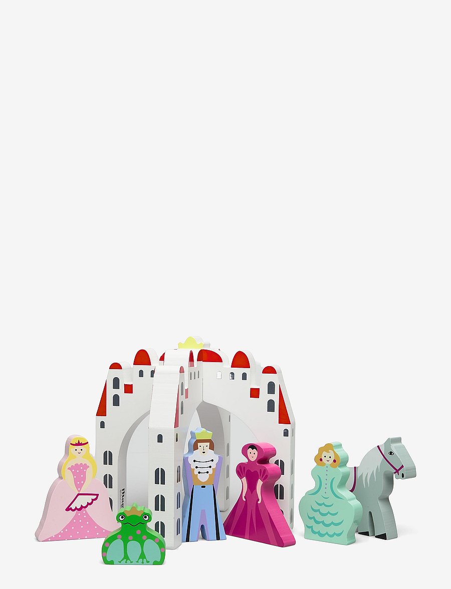 Magni Toys - Castle with 6 characters - træfigurer - multi coloured - 0