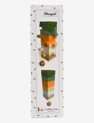 Magni Toys - Tumbling Tower, large - aktive spil - green/orange/white - 1