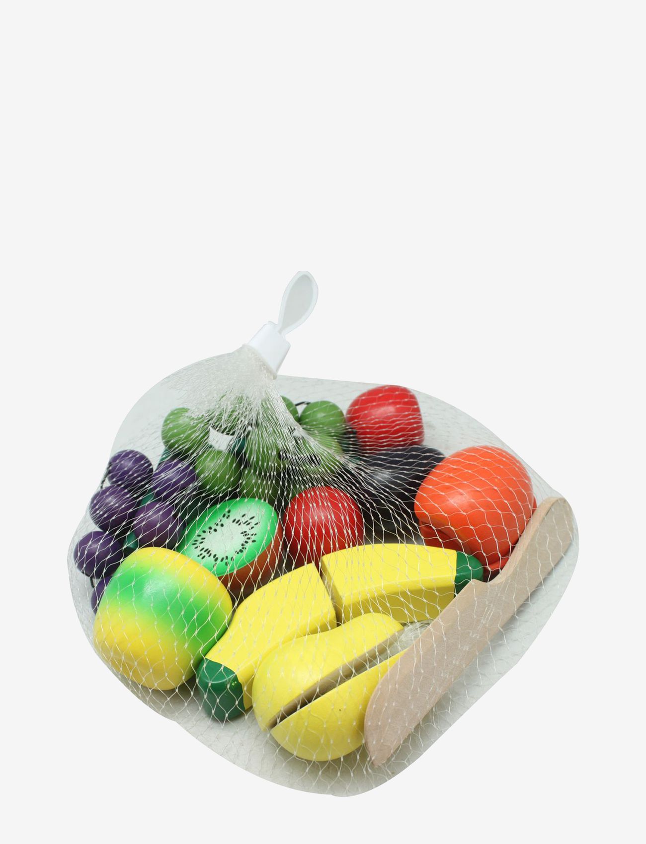 Magni Toys - Mixed fruit in net - legemad & legekager - multi coloured - 1
