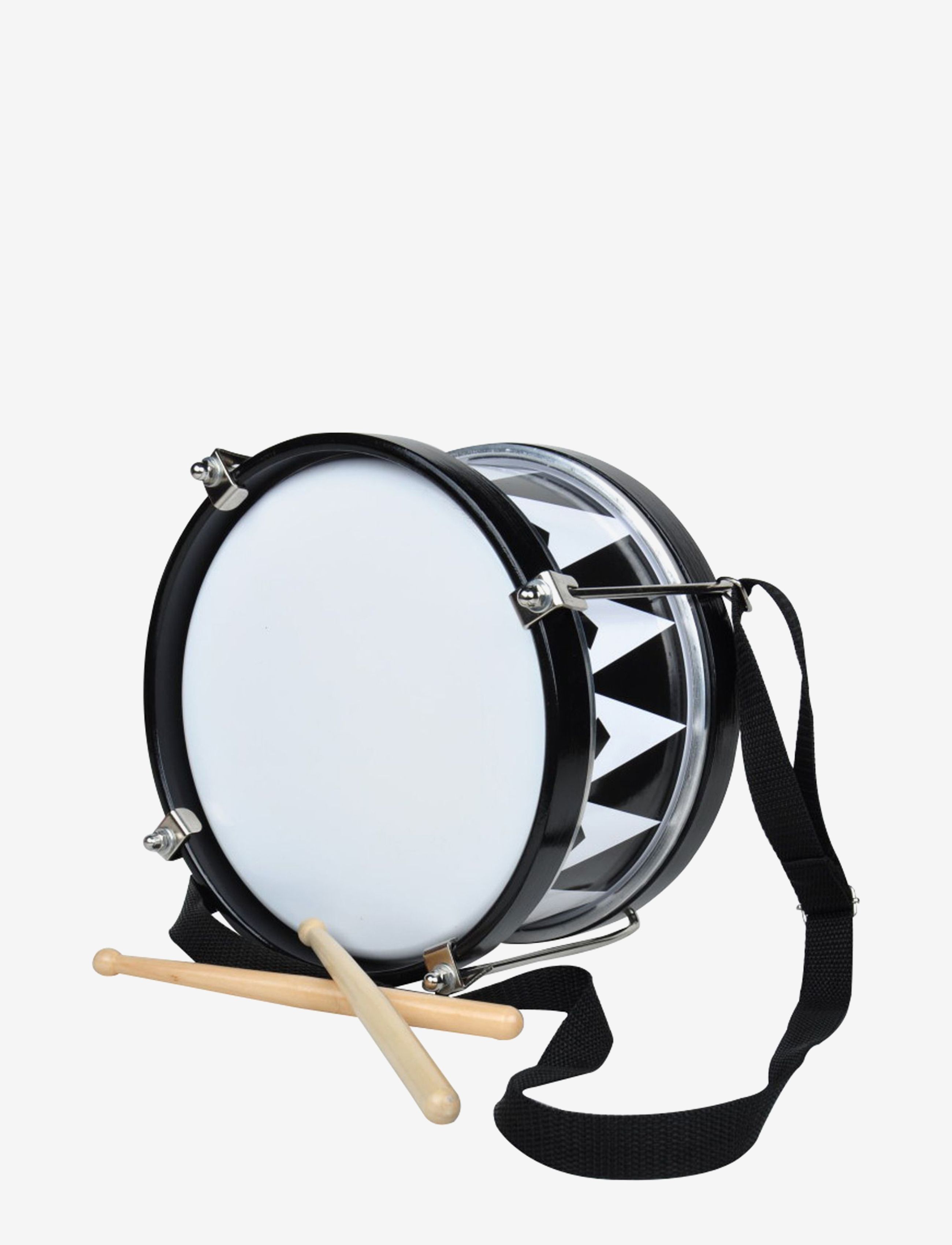 Magni Toys Drum with harlequin, black - Musikinstrumenter - BLACK, WHITE / multi