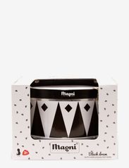 Magni Toys - Drum with harlequin, black - födelsedagspresenter - black, white - 2