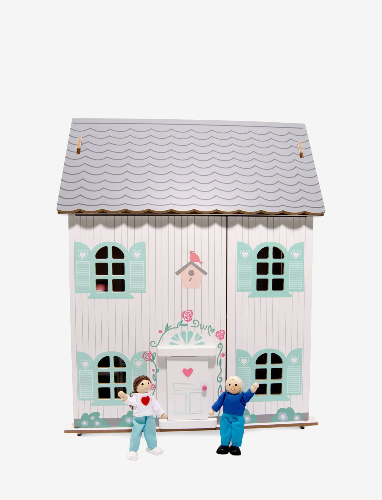 Magni Toys - Dollhouse, White - dockhus - white - 0