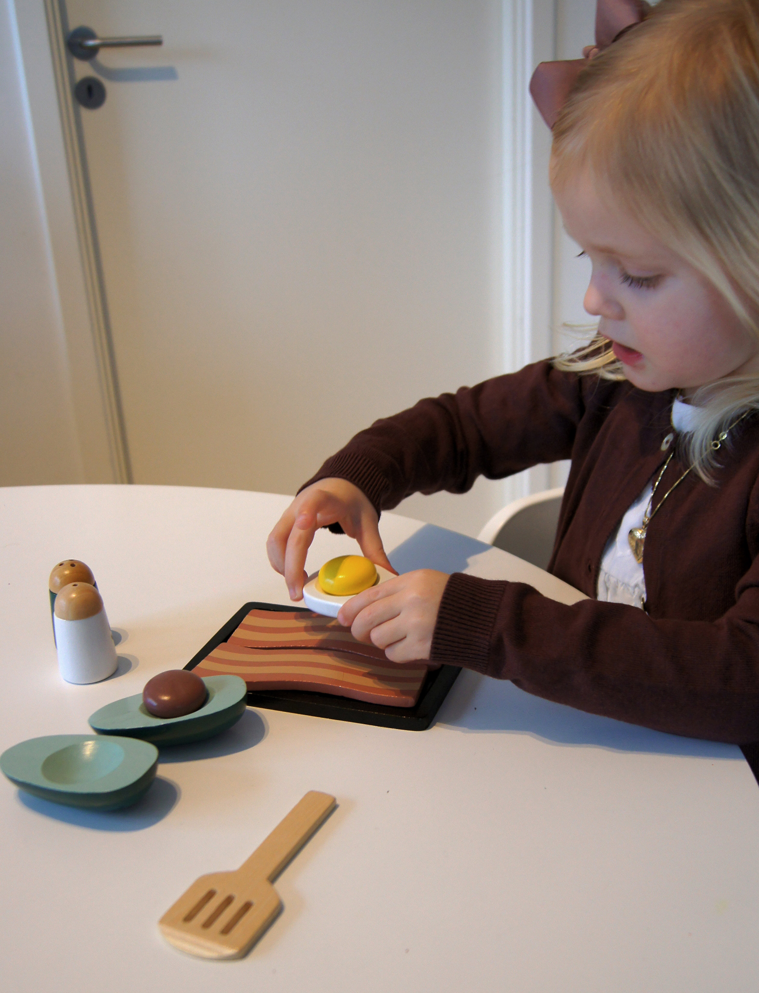 Magni Legetøj Eggs And Bacon Tray, One Size, Multi/patterned, Legetøjskøkken Og Tilbehør > Legetøjsmad Og -Kager, Børn
