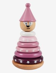 Magni Toys - Stacking Tower Magnetic, Pink - lägsta priserna - pink - 0