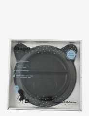 Magni Toys - Plate / Placemat Silicone LFGB - Black - alhaisimmat hinnat - sort - 1