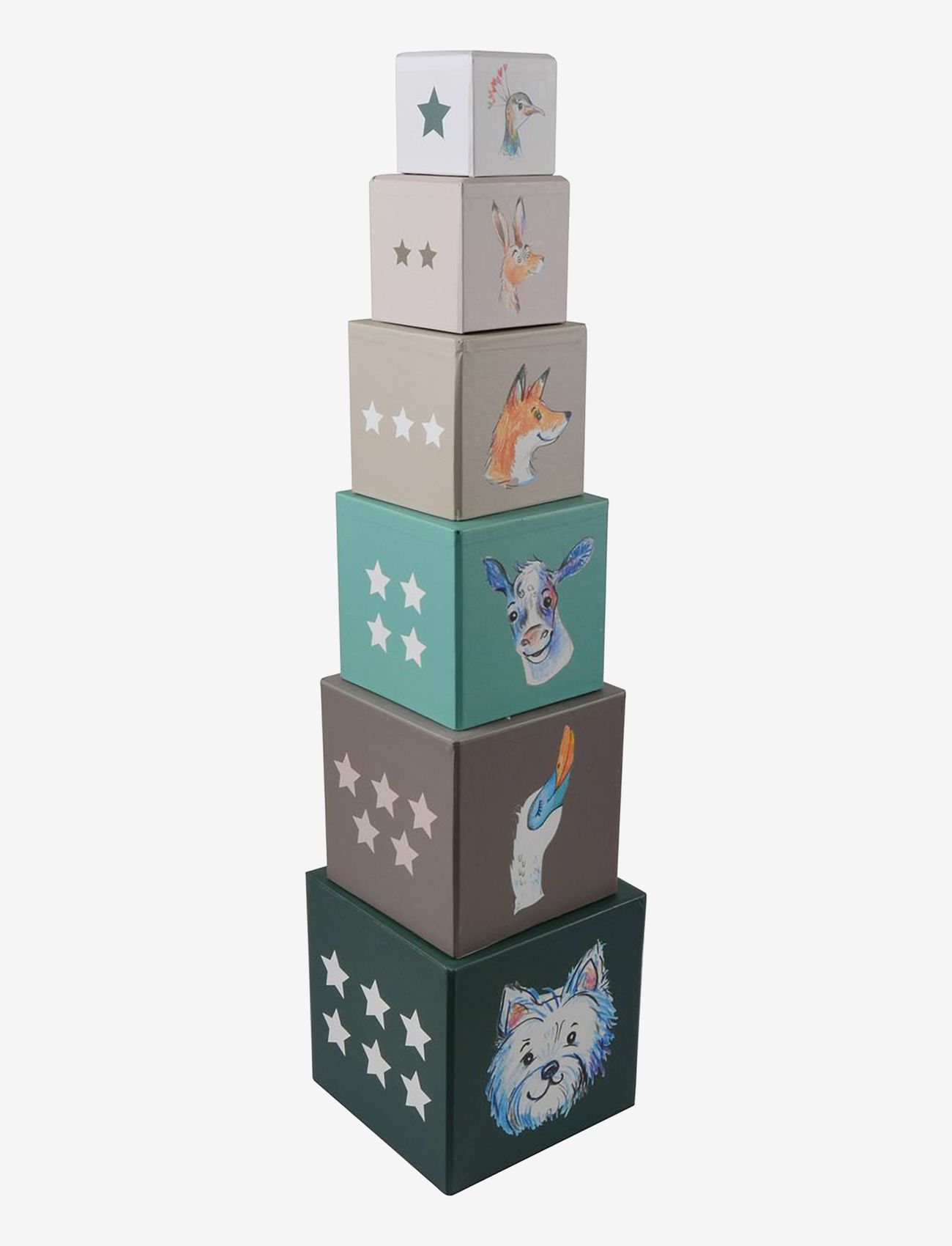 Magni Toys - Stacking tower - dark green - lägsta priserna - multi coloured - 0