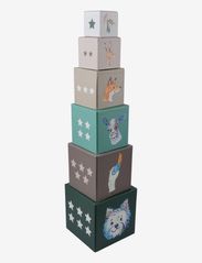 Stacking tower - dark green - MULTI COLOURED