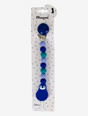 Magni Toys - Soother chain, silicone, dark blue, light blue - napphållare - dark blue, light blue, emerald green - 1