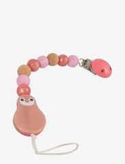 Magni Toys - Soother chain, silicone - Metallic rose gold, Marble pink - tuttinauhat - metallic rose gold, marble pink, natural - 0
