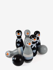 Bowling games - wooden penguin - BLACK/GRAY