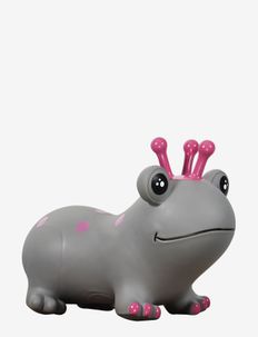 Jumping Frog - grey and pink, Magni Toys