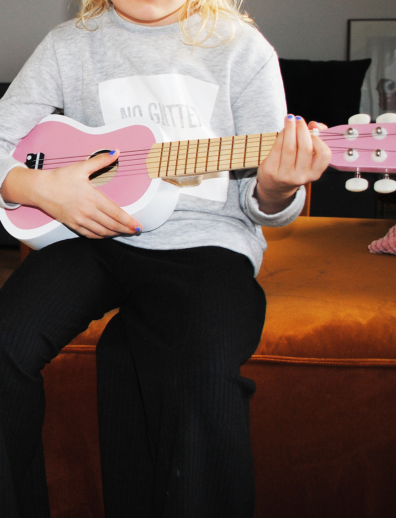 Magni Toys - Pink / white guitar - födelsedagspresenter - pink - 1