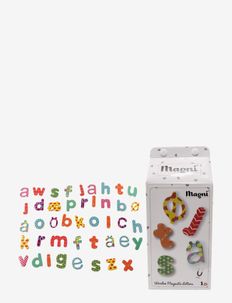 Magnetic letters in a milk Carton, Magni Toys