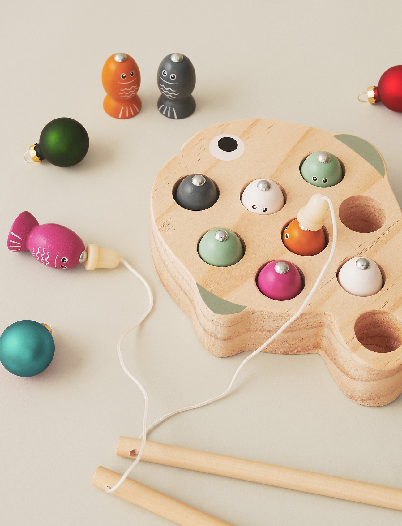 Magni Toys - Fishing game with magnet 1 stick - aktiiviset pelit - multi coloured - 1
