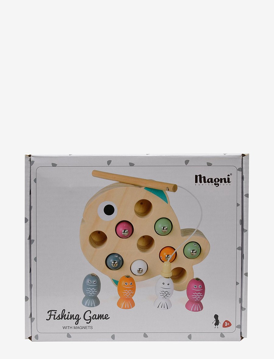 Magni Toys - Fishing game with magnet 1 stick - multi coloured - 2
