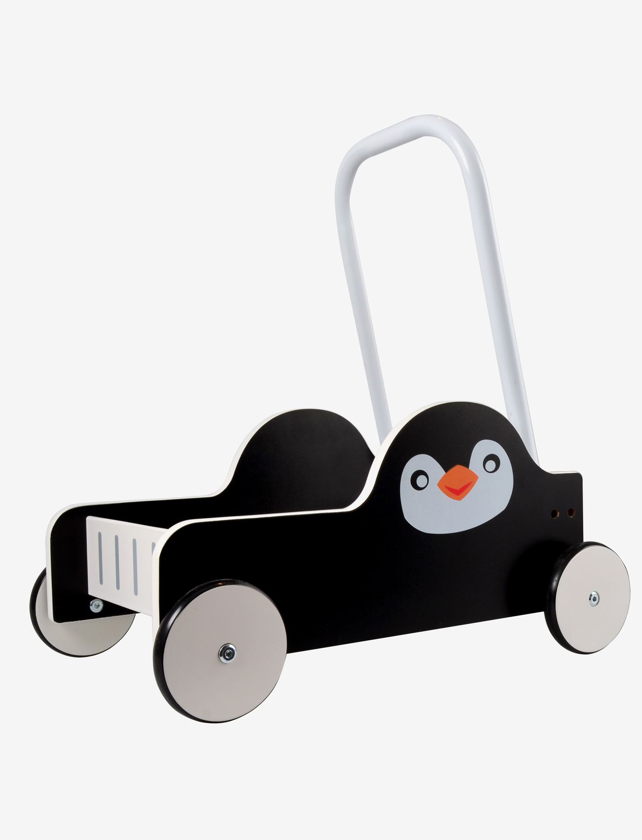 Magni Toys - Magni Walker Cart Penguin - lära-gå-vagnar - black/white - 1