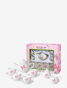 Tea set "Butterfly" in porcelain with 13 parts, Magni Toys