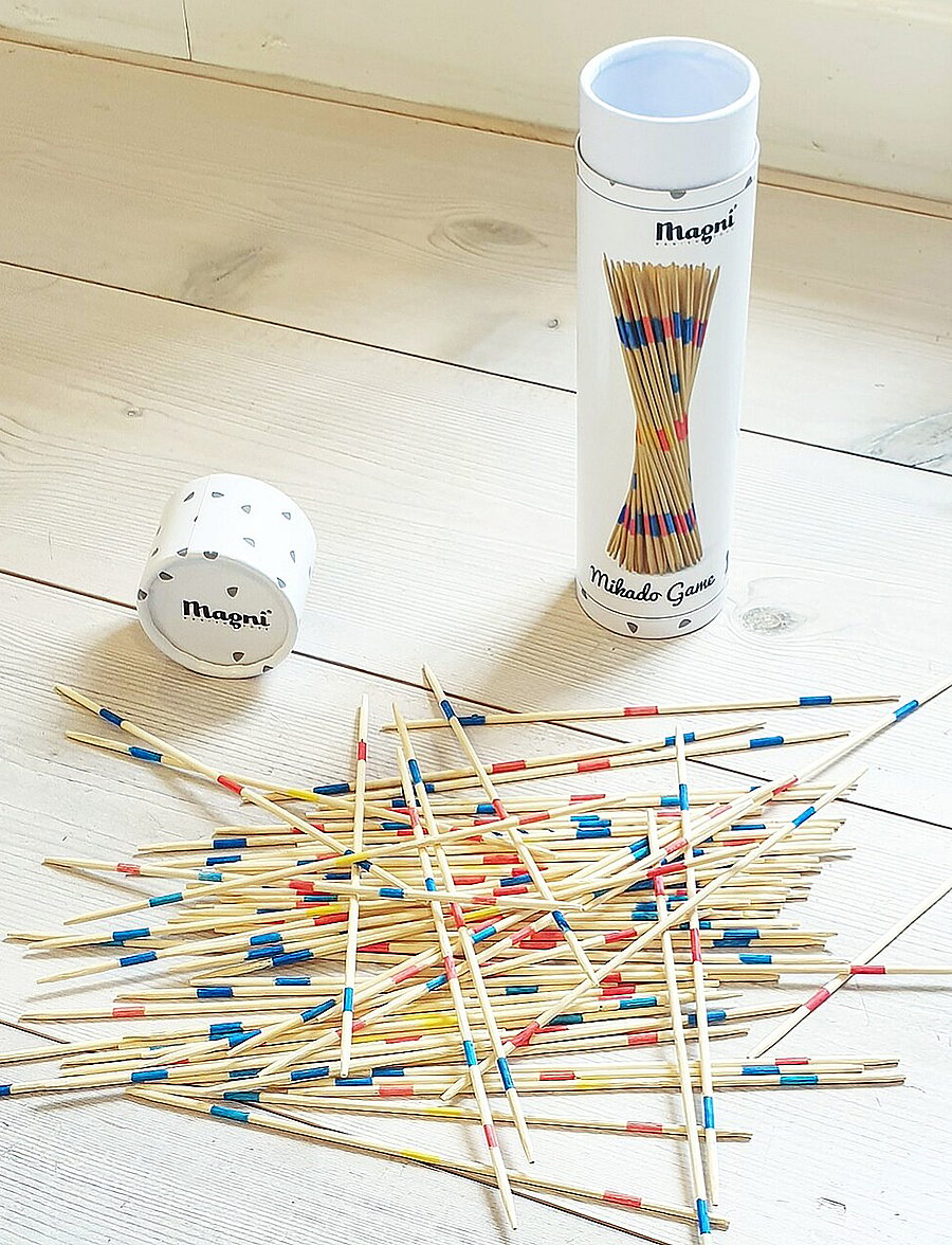 Magni Toys - Mikado Games - hreyfispil - white/wood - 0