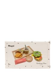 Magni Toys - Burger Menu Set - legemad & legekager - multi coloured - 6