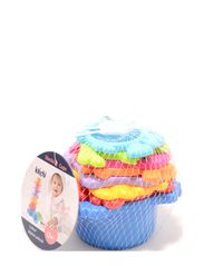 Magni Toys - Funny Stacking Bath Cups - badelegetøj - multi coloured - 2