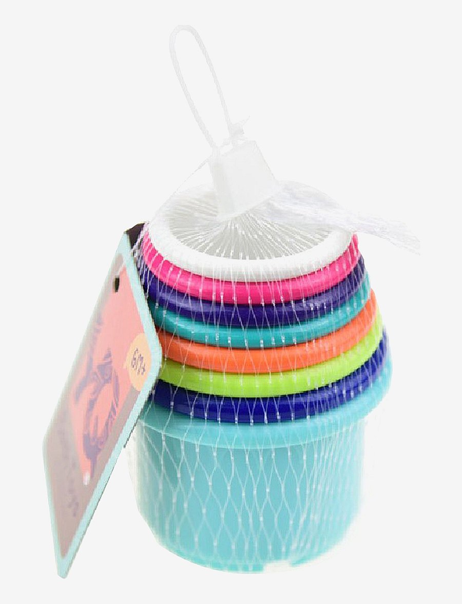 Magni Toys - Bath time stacking cups , 8 pcs. - bad - multi coloured - 2