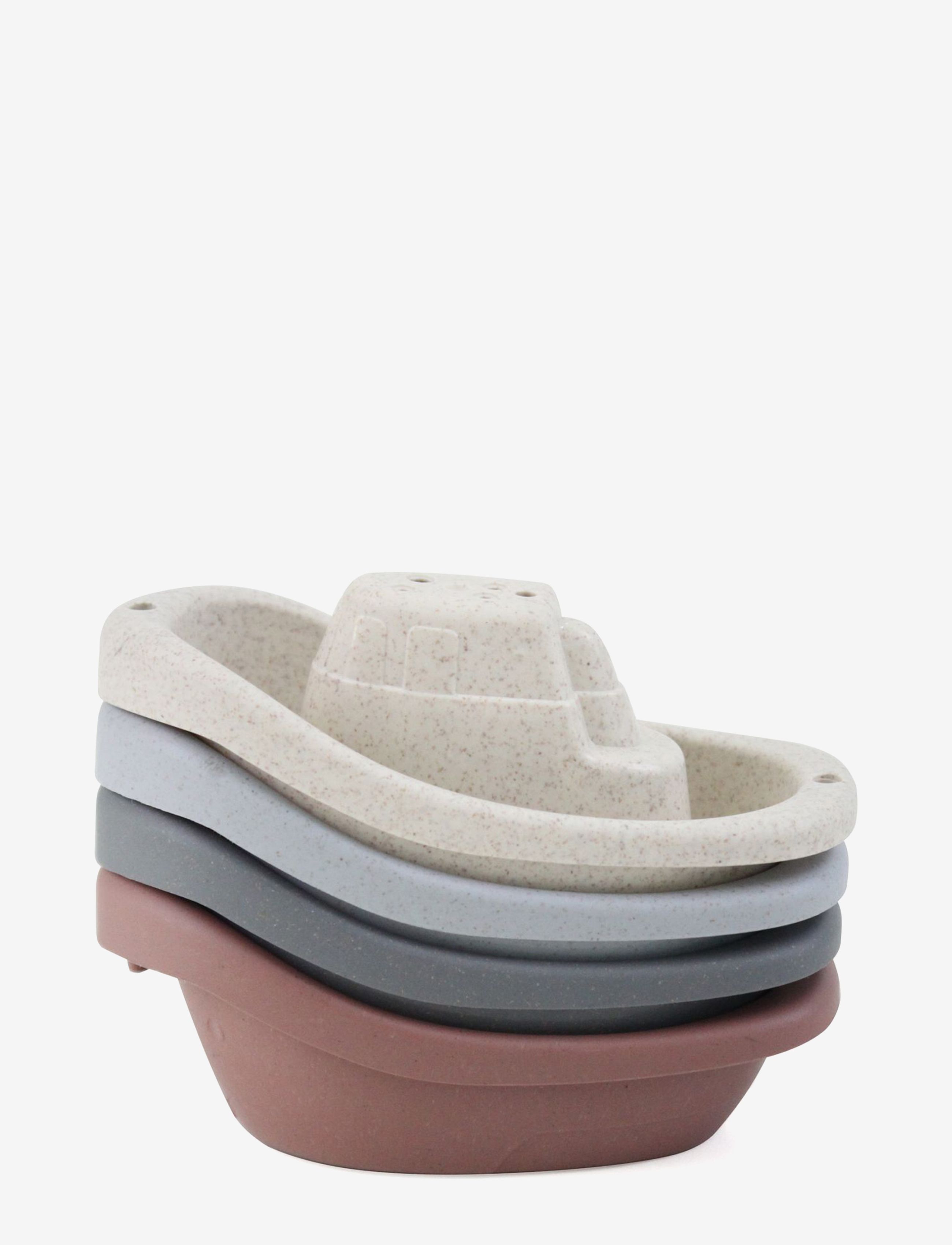 Magni Legetøj Wheat Straw Bath Boat Cups, 4 Pcs, One Size, Multi/patterned, Bath & Water Legetøj > Bath Legetøj, Børn
