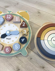 Magni Toys - Clock Puzzle in FSC wood - pedagogiske puslespill - multi coloured - 3