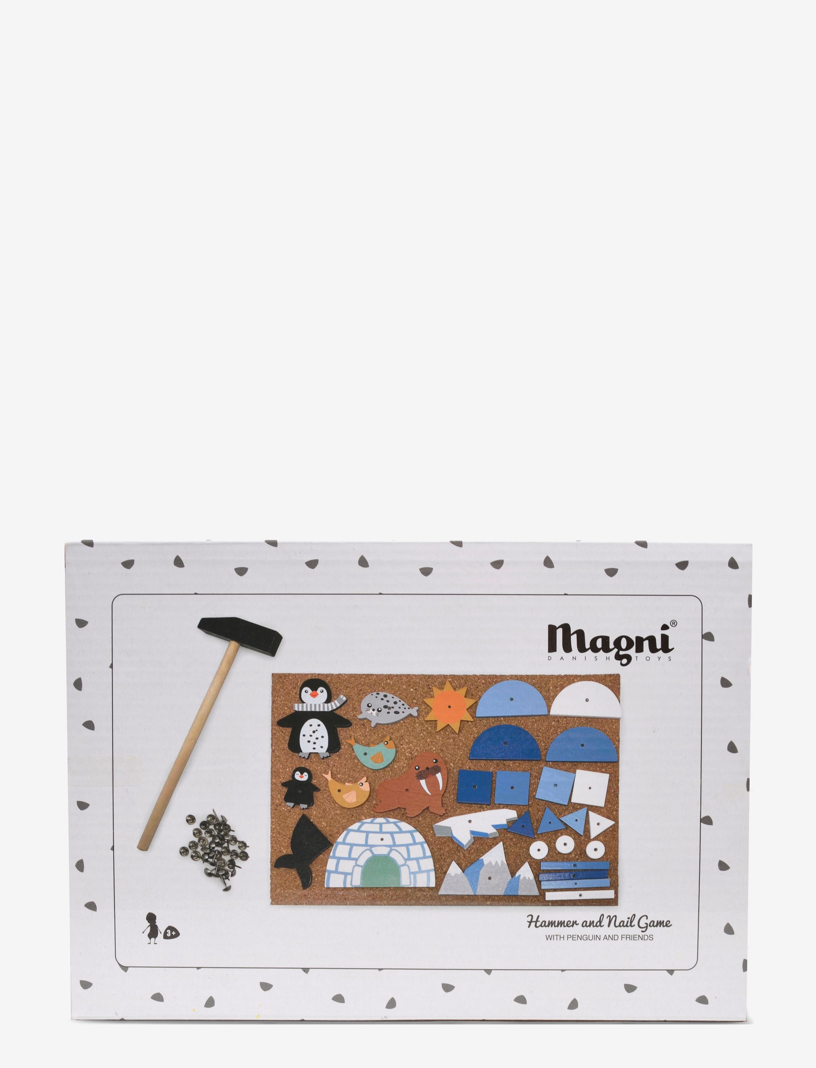 Magni Toys - Hammer mosaic with penguin - föndursett - multi coloured - 2