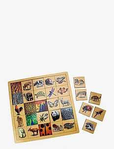 Animal Pattern Puzzle, 100% FSC wood, Magni Toys