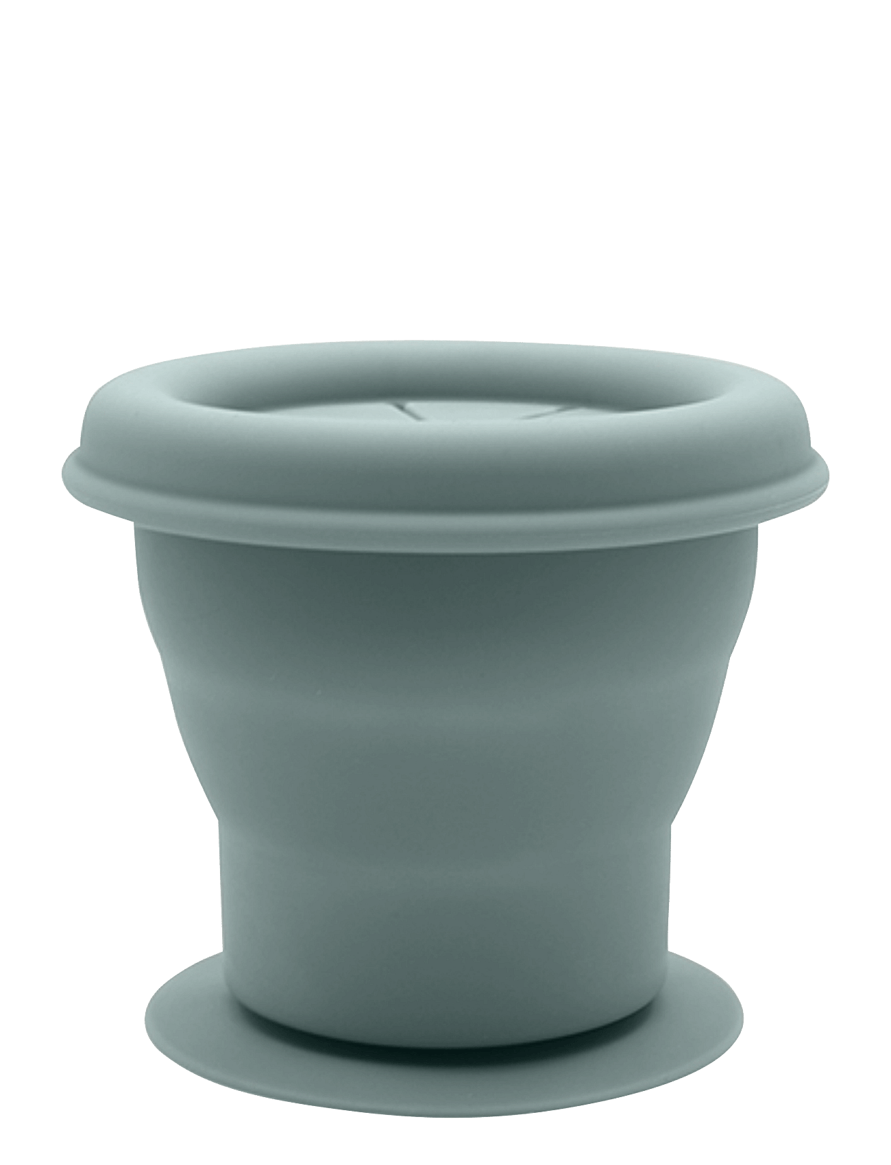 Foldable snack cup, dusty blue - DUSTY