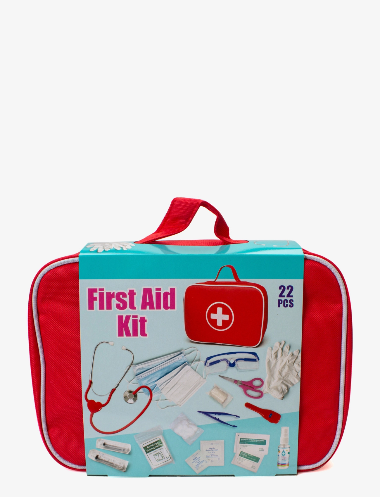 Magni Toys Doctor set in suitcase with 22 pcs. - Julegave - MULTI COLOR / multi