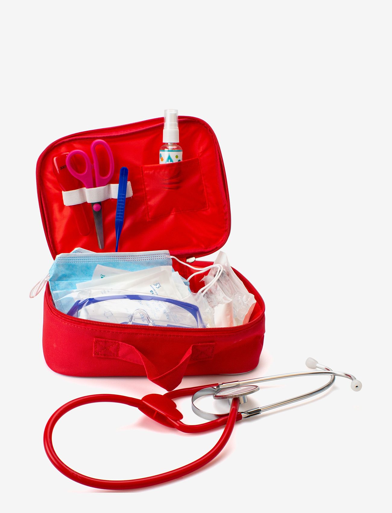 Magni Toys - Doctor set in suitcase with 22 pcs. - lægesæt - multi color - 2