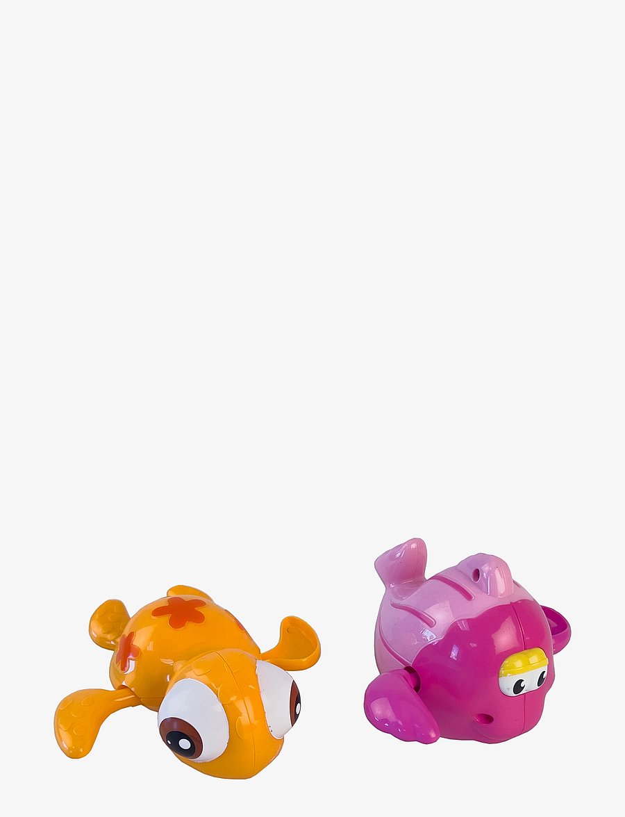 Magni Toys - Pull Up Bathing Animals - Turtle and fish - orange and pink - 0