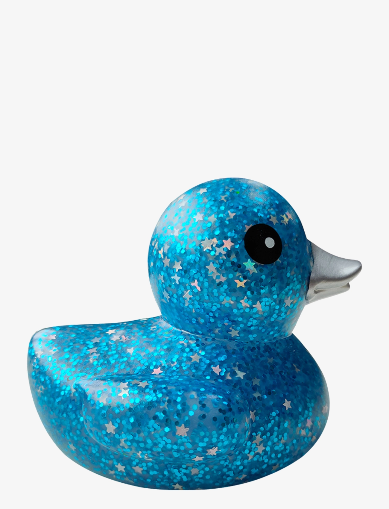 Magni Toys - Bath animal, blue duck with glitter 8 cm. - blue - 1