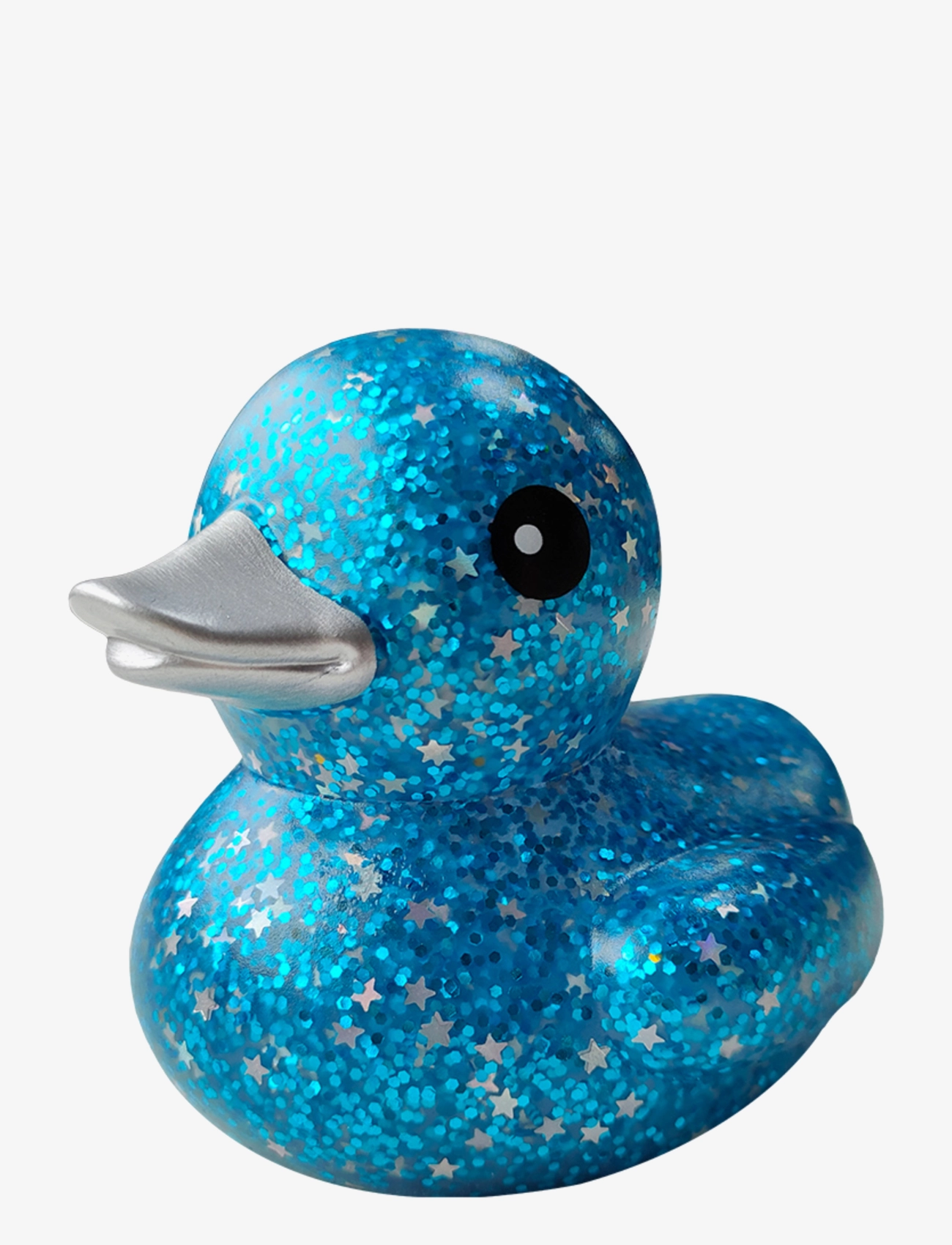Magni Toys - Bath animal, blue duck with glitter 8 cm. - blue - 2