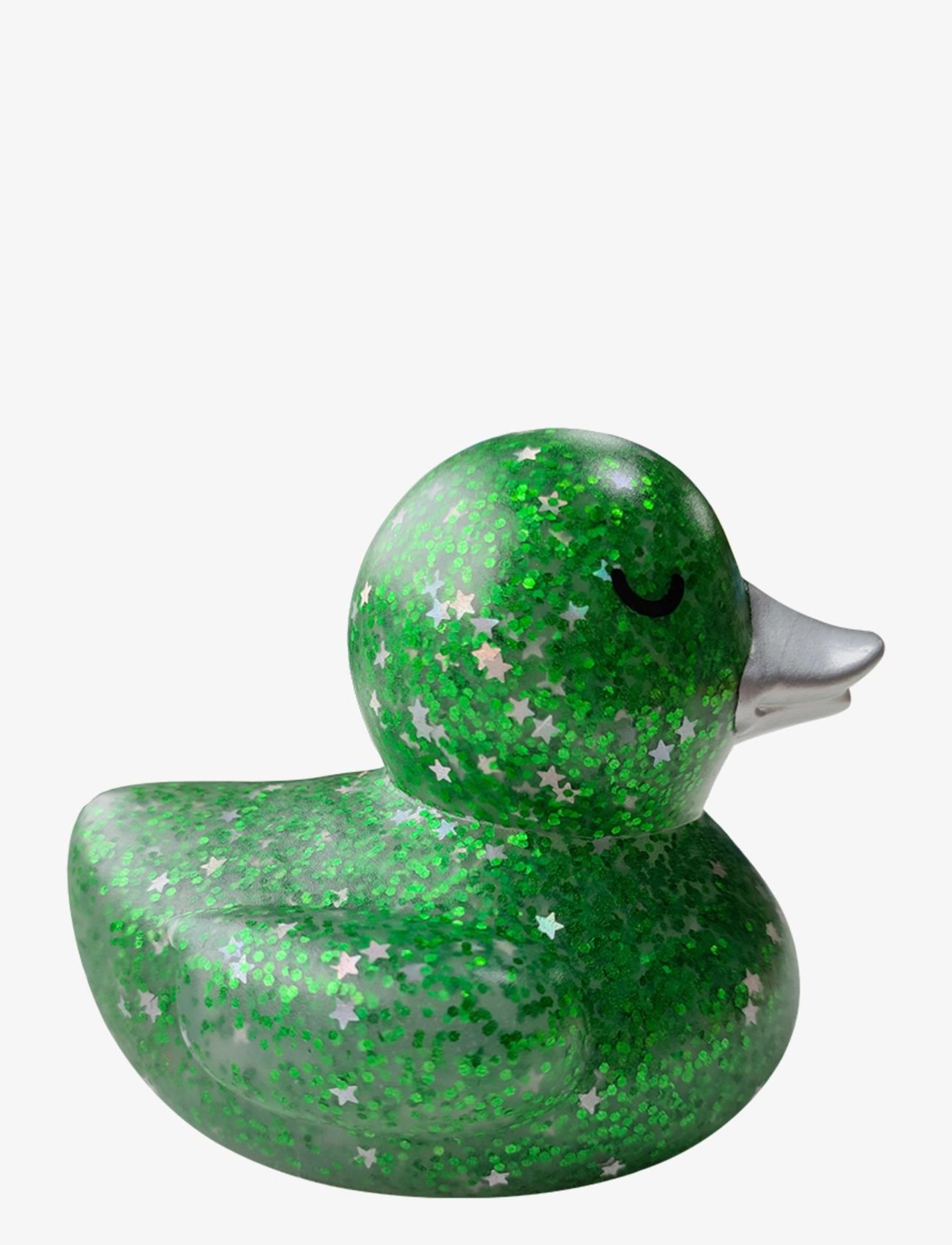 Magni Toys - Bath animal, green duck with glitter 8 cm. - green - 1