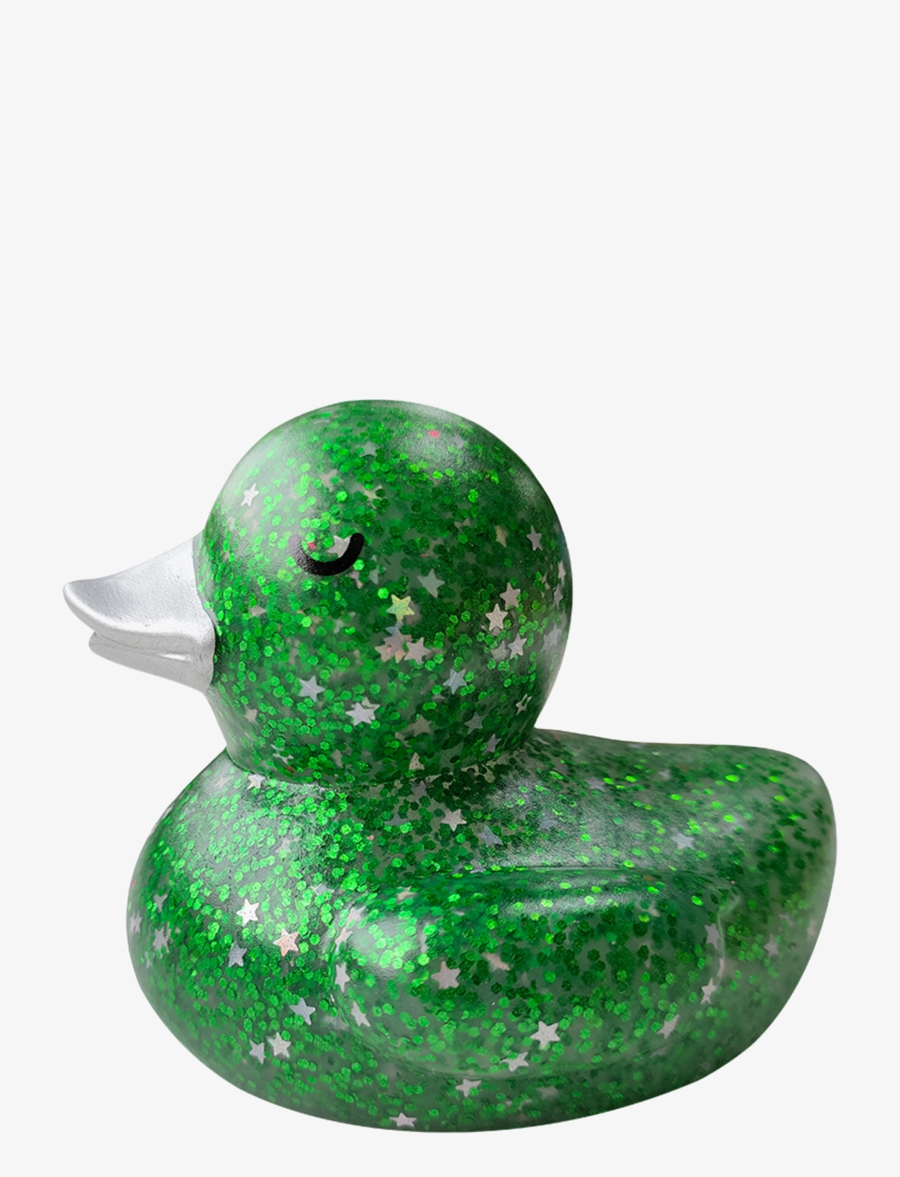 Magni Toys - Bath animal, green duck with glitter 8 cm. - green - 2