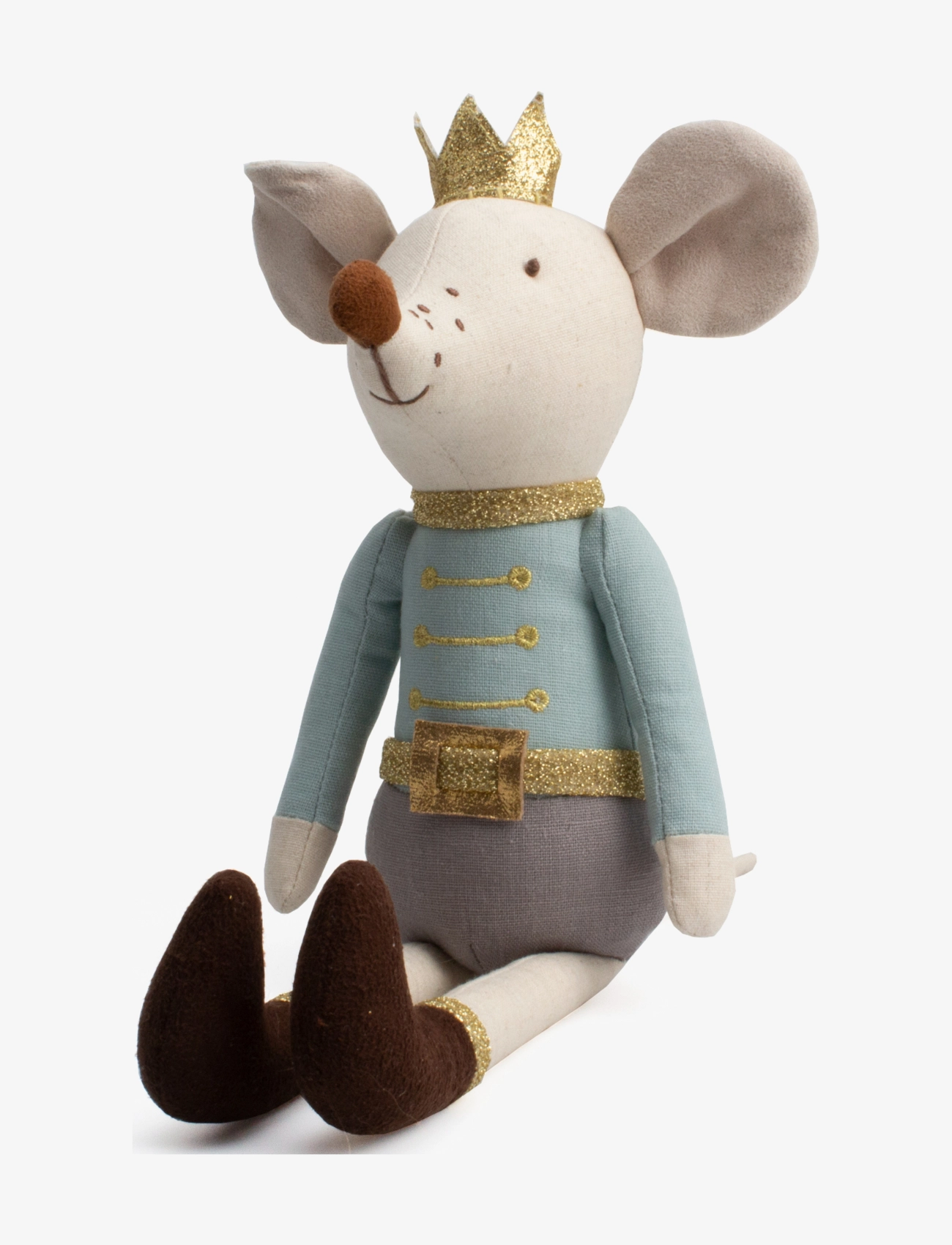 Magni Toys - Teddy doll mouse dad 35 cm. - tuskudýr - blue - 1