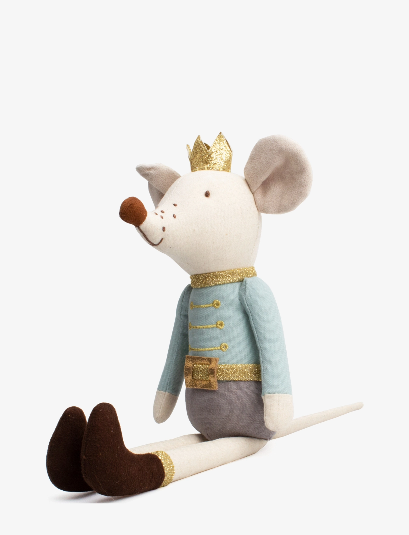 Magni Toys - Teddy doll mouse dad 35 cm. - tuskudýr - blue - 2