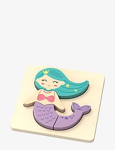 Mermaid puzzle in 100 % FSC wood, Magni Toys