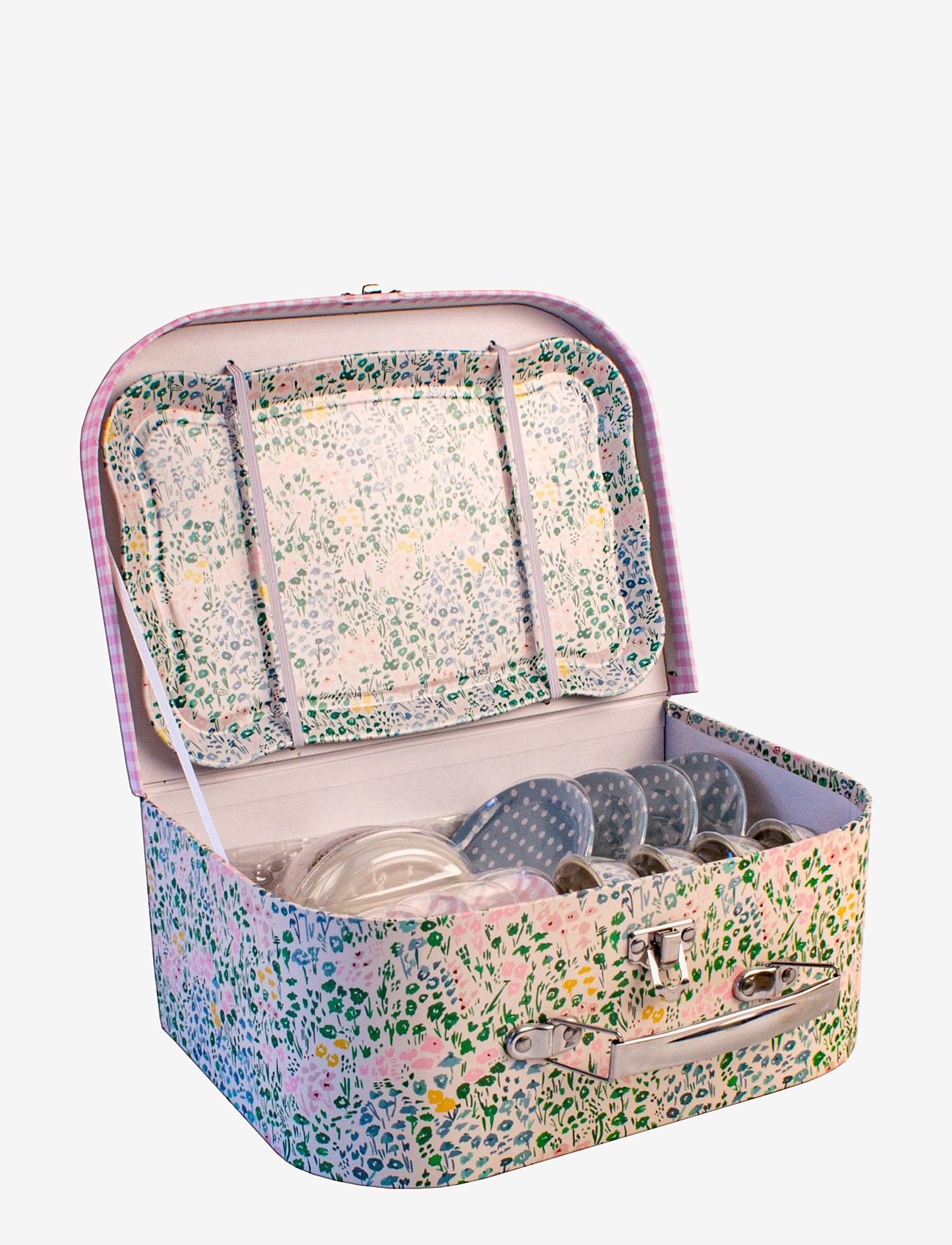Magni Toys - Tea set in suitcase, green - green - 1