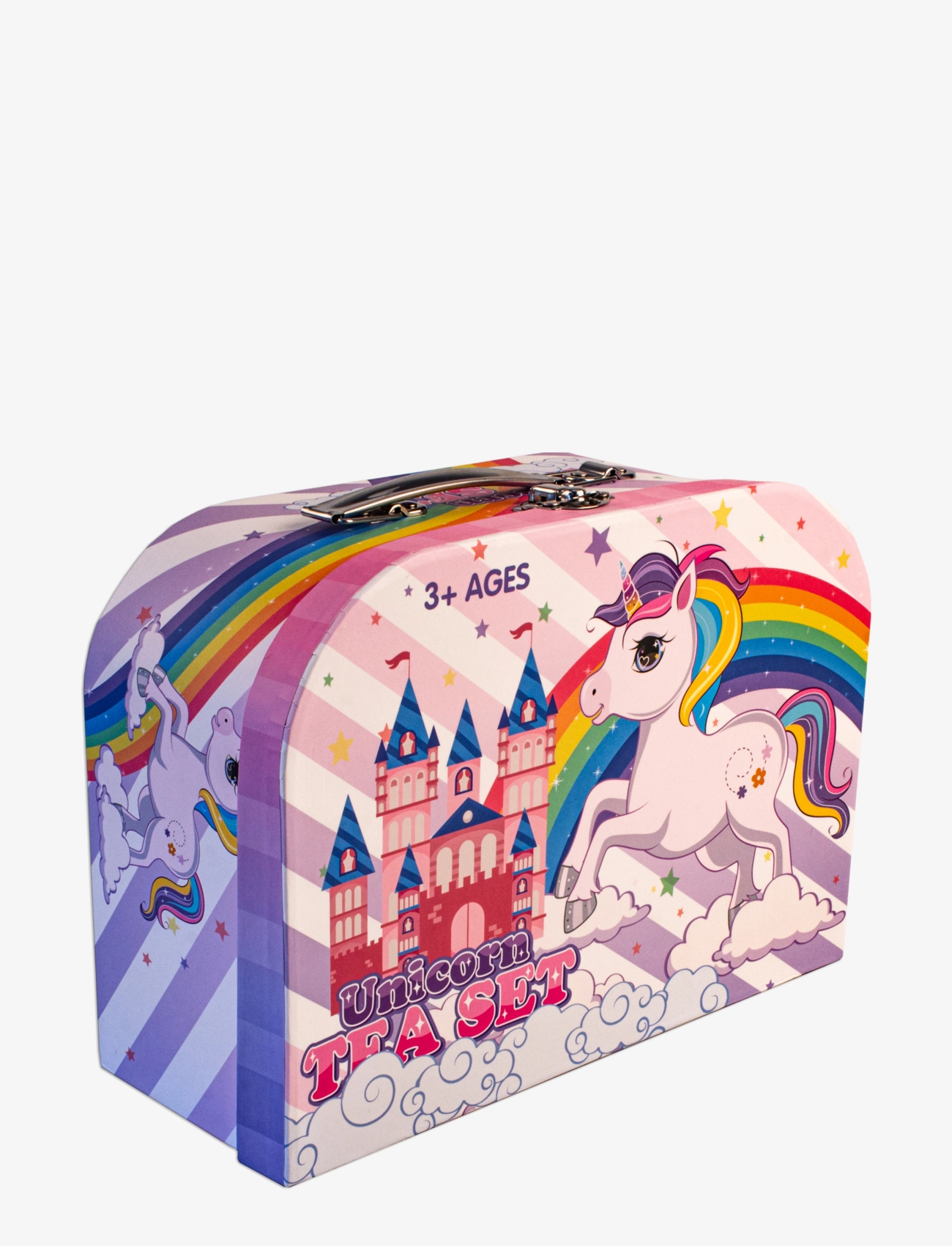 Magni Toys - Tea set in suitcase w. unicorn motives - kaffesæt & tesæt - multi coloured - 2