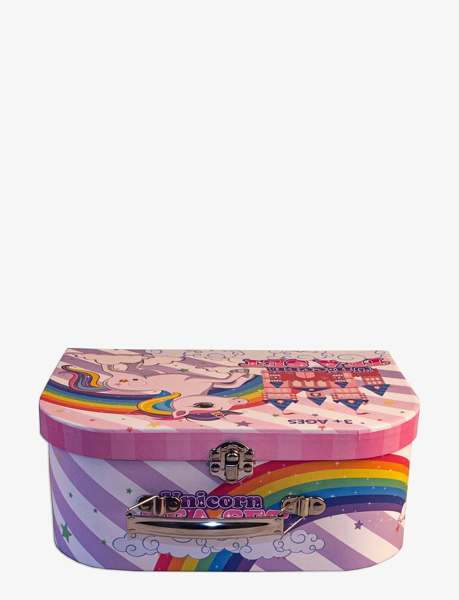 Magni Toys - Tea set in suitcase w. unicorn motives - kahvi- & teesetit - multi coloured - 3