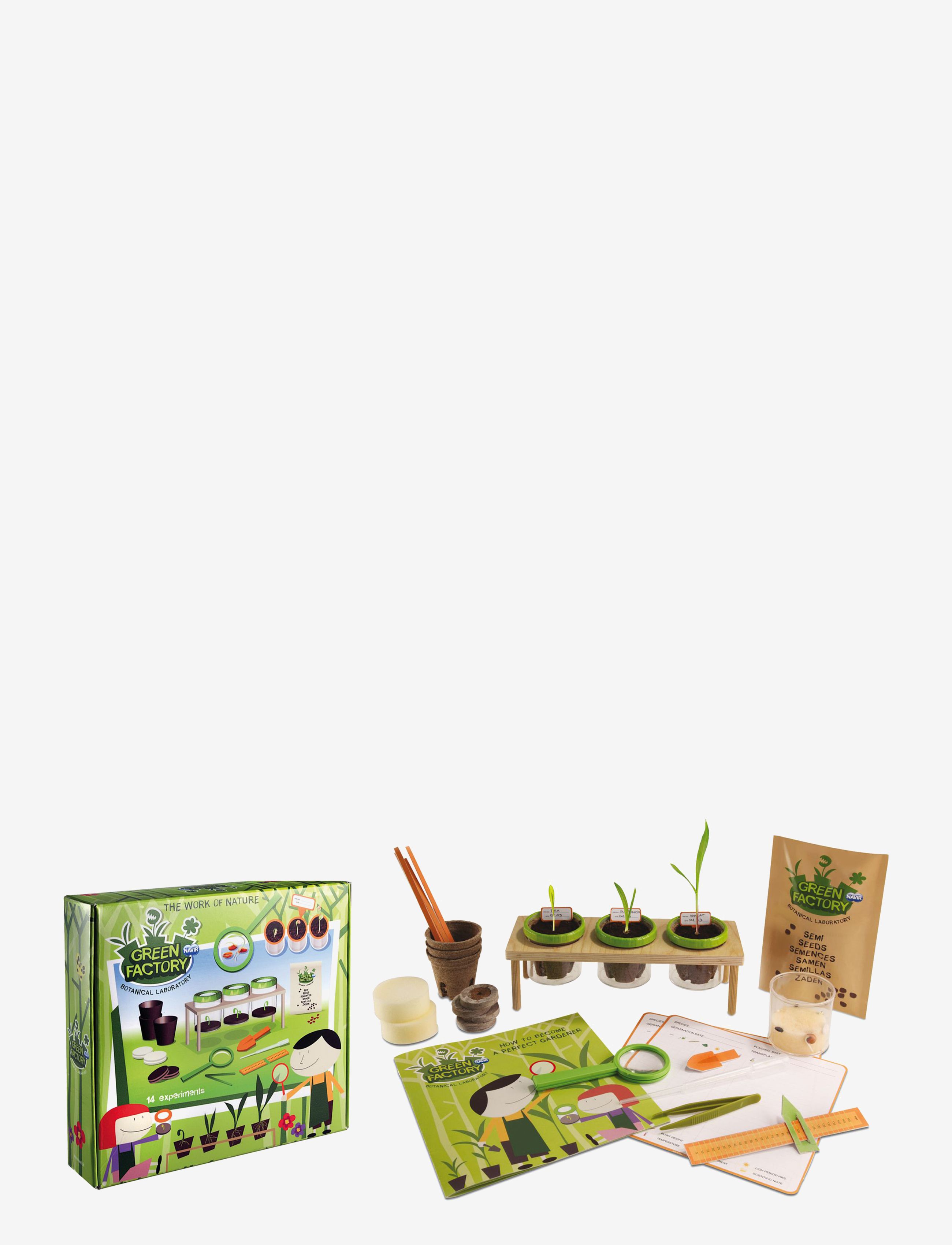 Magni Toys Green Factory / 14 experiments - see seeds and see results - Piirrä & Askartele - MULTI / multi