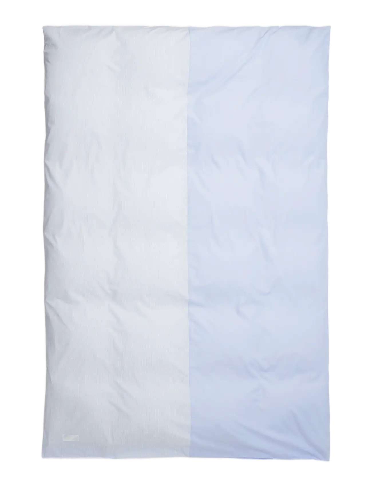 MAGNIBERG Wall Street Duvet cover Poplin half & half - Sovrumstextilier - HALF & HALF STRIPES POPLIN / blue